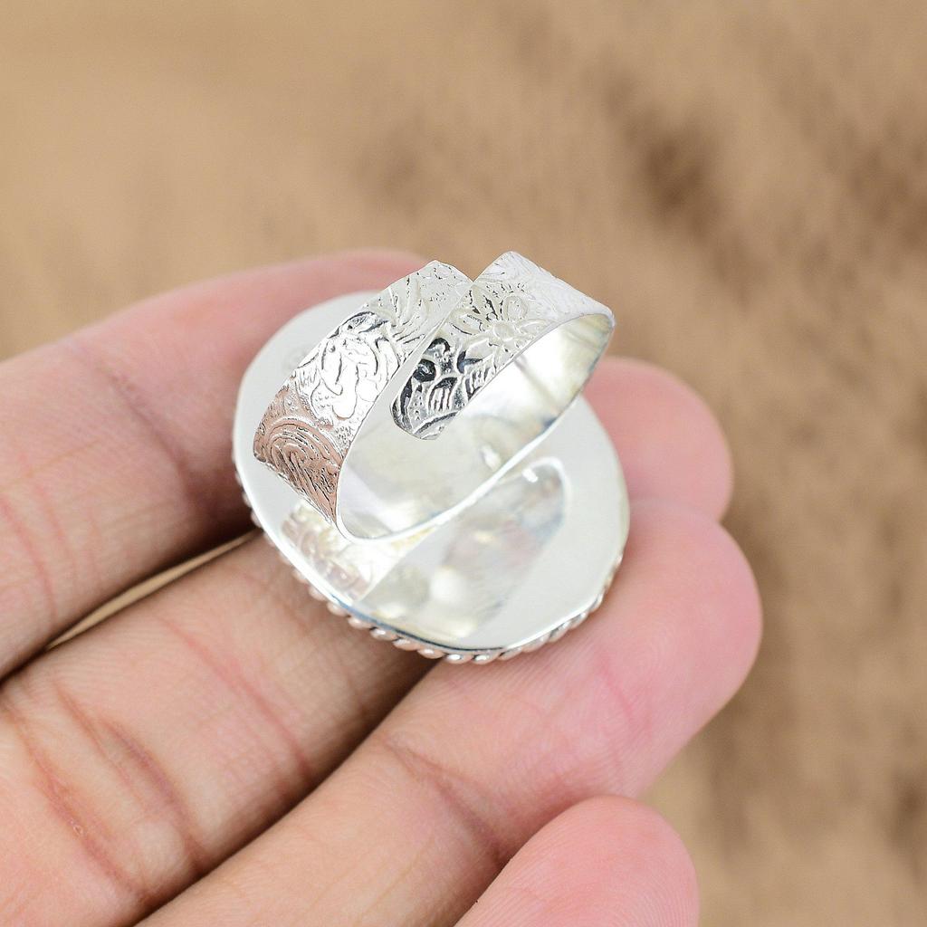 Натуральный африканский аметист, обещающее фиолетовое регулируемое кольцо из серебра 925 пробы