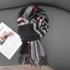 Autumn And Winter Cashmere Long Scarf British Babag Fashion Scarf Neck Protection Warm Soft Waxy Color Matching Shawl