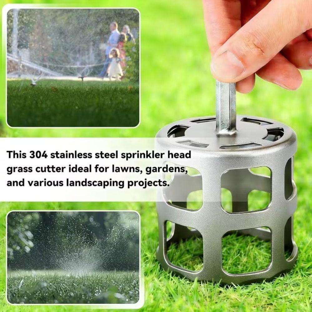 Engineered Grass Cutter Sprinkler Head Stainless Steel Lawn Sprinkler Head Golf Course