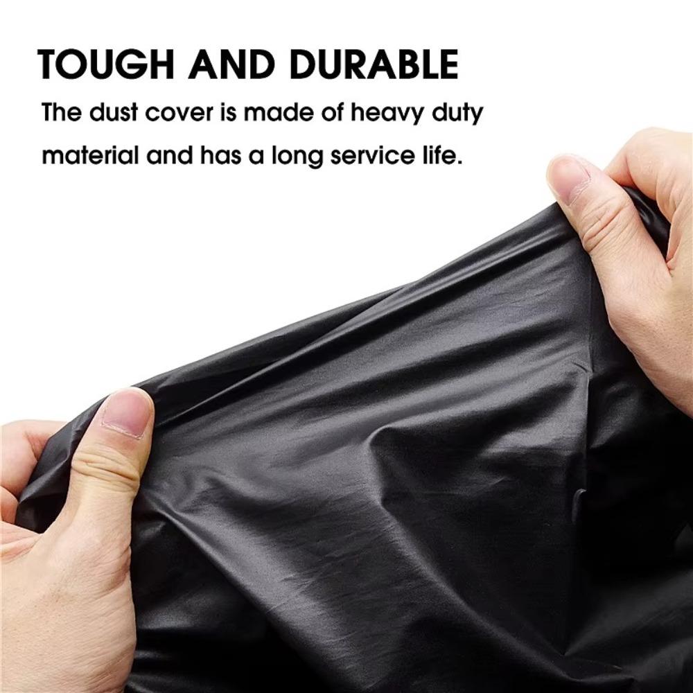 Waterproof Anti-UV Black Boat Cover 210D Marine Canvas Boat Accessories Outdoor Protection