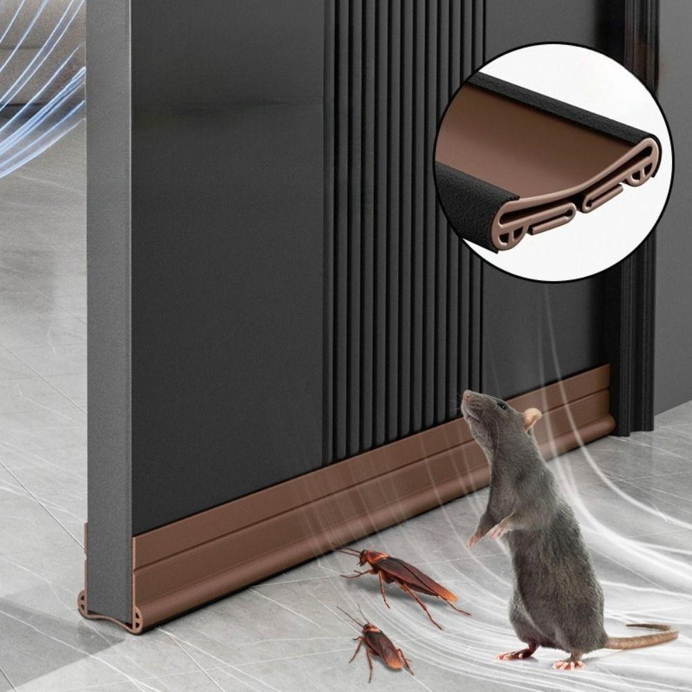 ПВХ Уплотнитель для погоды Уплотнитель двери Подметальник двери Заполнитель щели под дверью Уплотнитель от сквозняка для двери Низ двери