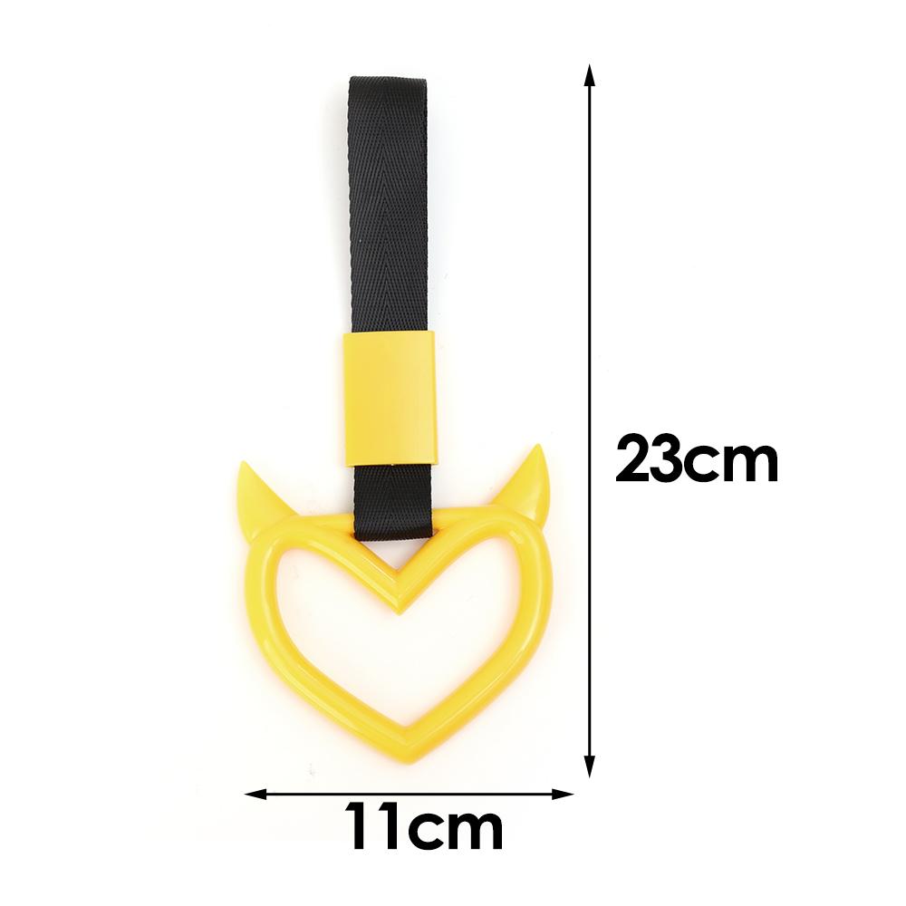 Ручка автомобиля с клаксоном Love Trailer Trim с кольцом для вытягивания в машине Drift Charm с предупреждающим кольцом для бампера, автомобильные аксессуары