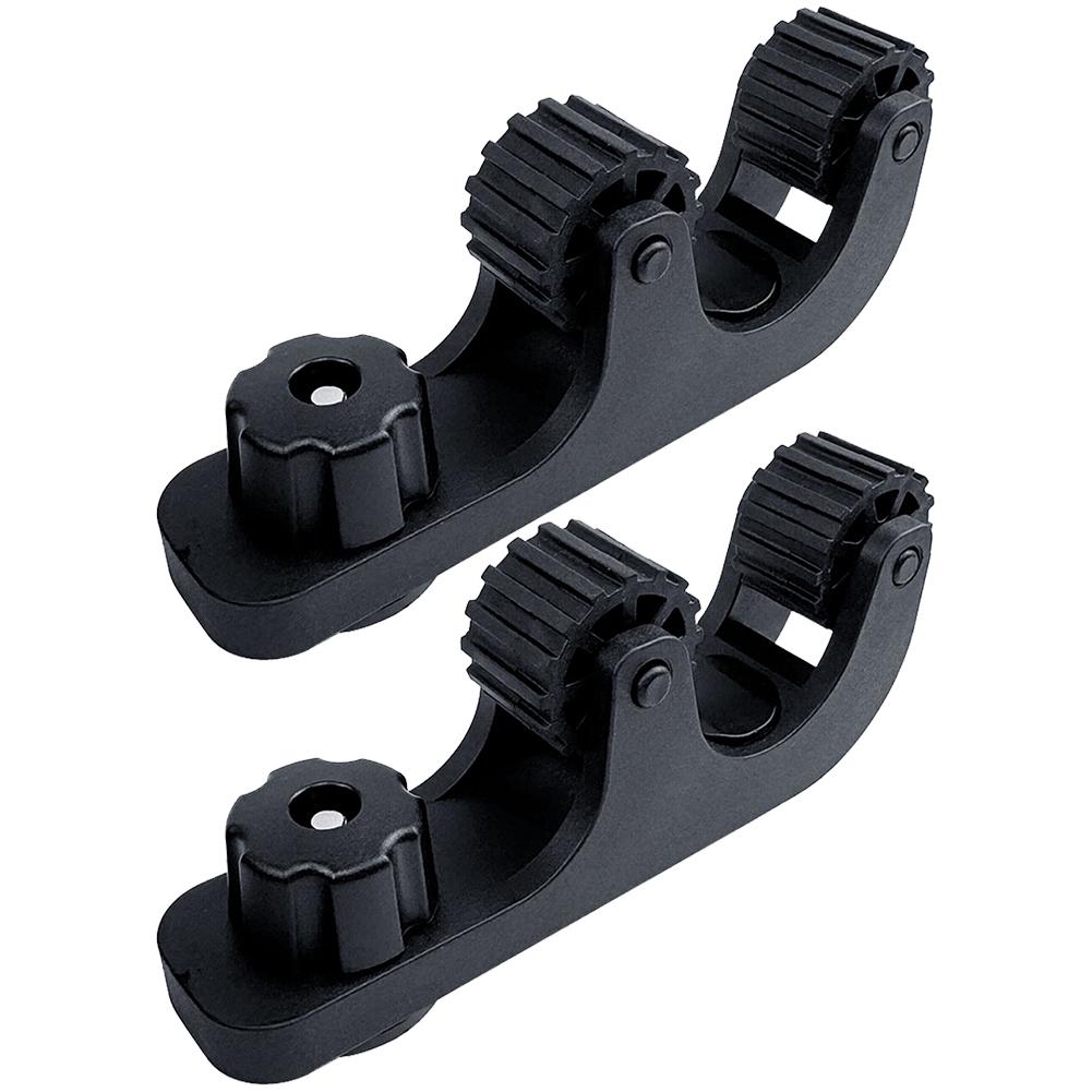 2Pcs Kayak Paddle Holder with Longer Threads Bolts Kayak Track Mount Multifunctional Rod Pole Holding Tool for Kayaking
