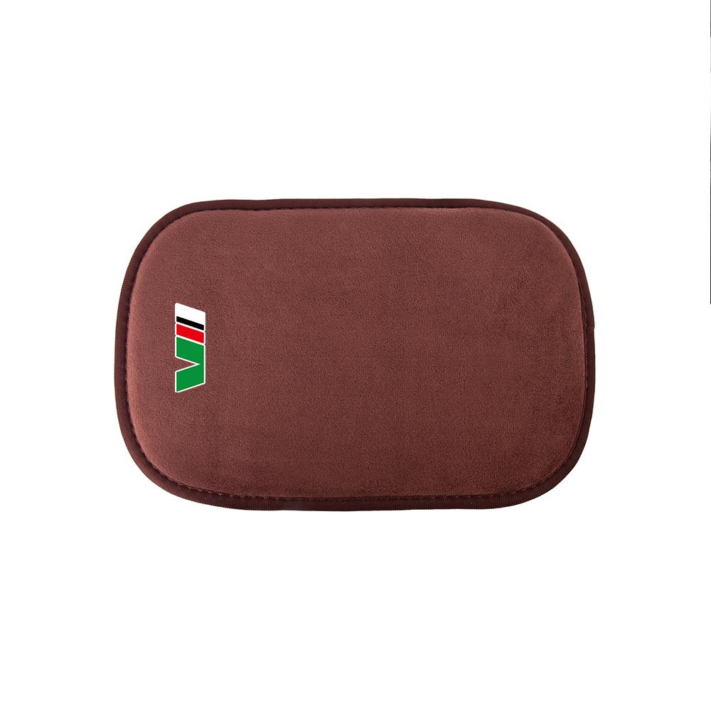 NADH5 Suede Leather Car Armrest Box Cover Center Cushion Armrest Protector Cover For Skoda Yeti Octavia 3 A5 Fabia Kodiaq Rapid Karoq