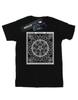 Womens/Ladies Pentagram Pattern Cotton Boyfriend T-Shirt