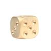 Metal Solid Brass Dice Toy Club Bar Holiday Party Entertainment Game Accessories