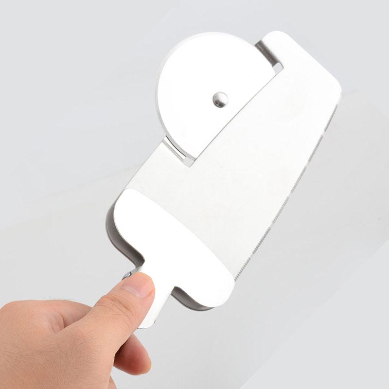 3 In 1  Pizza Cutter with Clip Pizza Wheels Roller Cutter Bread Knife Pastry Dough Slicer