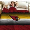 Arizona Cardinals Print Flannel Blanket High Quality Warm Comfortable Cover for All Seasons Perfect for Gifts Home Decor
