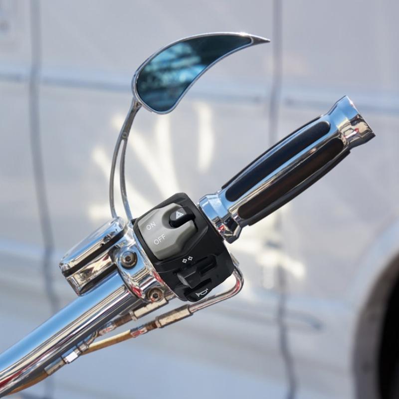 Motorcycle Multifunctional Handlebar Switch Easy to Install Motorcycle Switch Assembly Motorcycle Accessories for Bike 