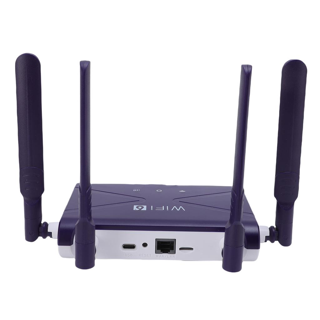 Беспроводной WiFi6 Роутер 300 Мбит/с 4G CPE LTE Роутер со слотом для SIM-карты 4 Антенны для Телефона Ноутбука ПК