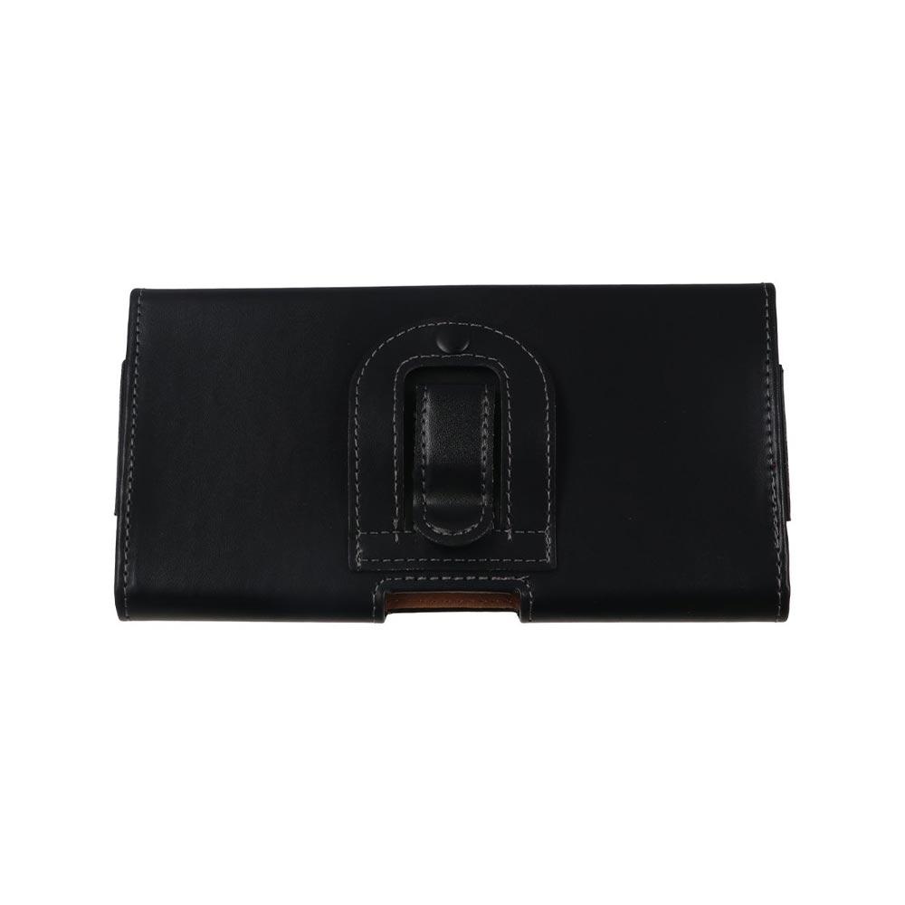 Flip Pockets Multifunctiona Cards Holder Phone Belt Clip Phone Waist Bag Bum Bag Leather Phone Case
