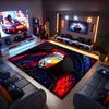 Fc Viktoria Polyester Carpet, Soft Indoor Mat for Office Chair, Living Room, Computer Desk - Decorative Home Office Rug Design