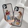 Читать книгу Кофе Девушка Чехол для телефона Милый чехол для iphone X XS XR 17 16 15 13 14 12 11 Pro Max Mini 16 15 14 Plus Ударопрочный чехол