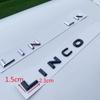 Черная серебристая наклейка на заднюю часть автомобиля для Lincoln MKC MKZ MKX Navigator locomotive CORSAIR AVIATOR Voyager Lincoln Наклейка ABS