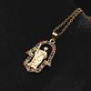 Fashion Micro-Set Multi- Zircon Necklace Pendant Jewelry For Women