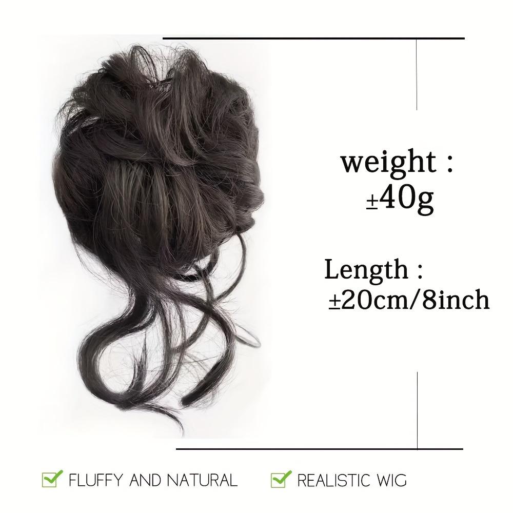 MERISIHAIR Синтетические растрепанные волосы, пучок, взлохмаченный зажим для парика, резинки для волос, наращивание, вьющиеся волнистые хвостики, заколки для волос, зажим для волос для женщин