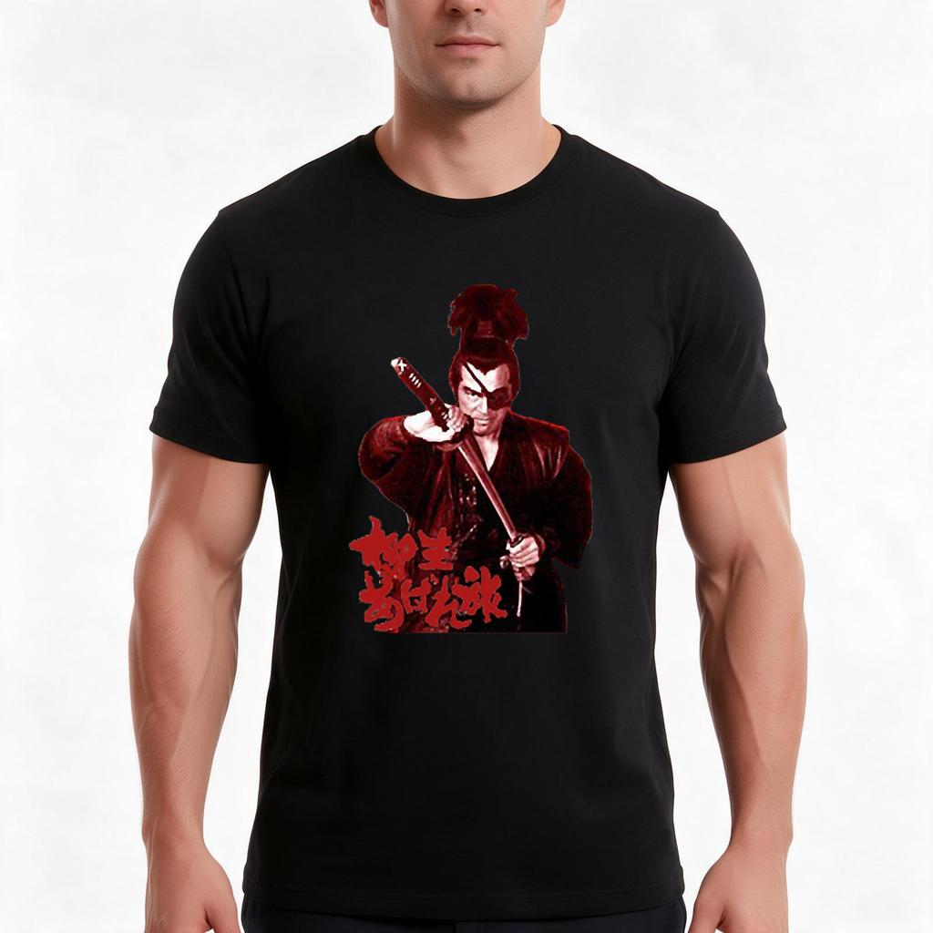 Sonny chiba TShirt Summer Casual Cotton Tee Oversized Streetwear Tops Vintage Graphic Print Loose Fit Short Sleeve