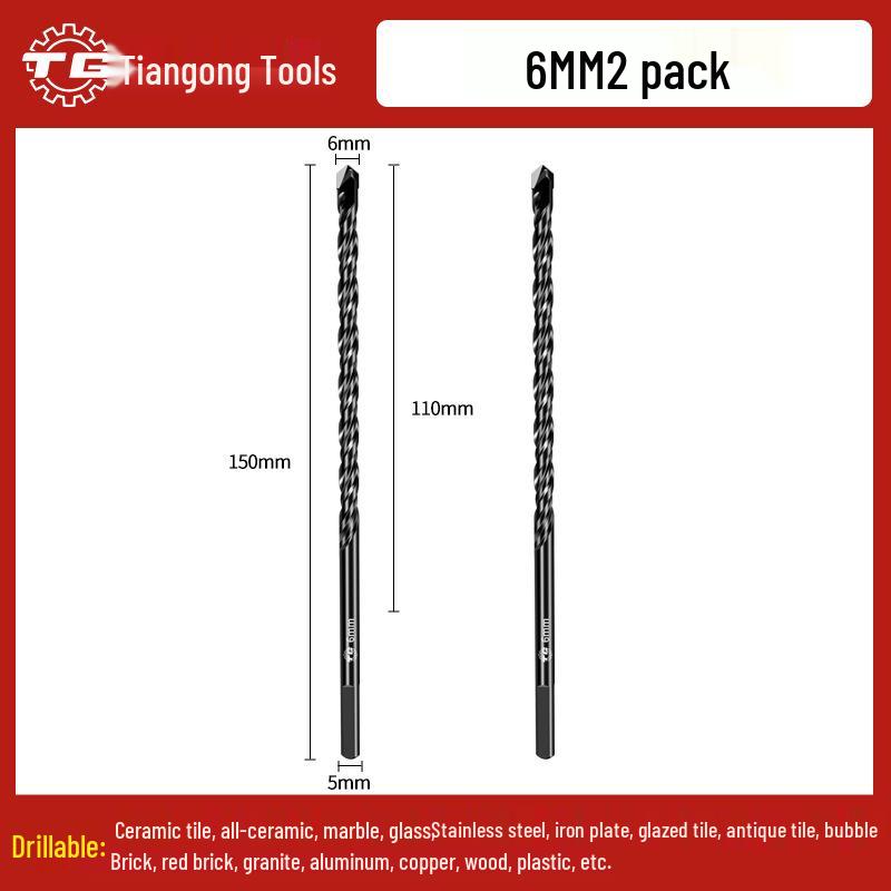 Треугольное сверло по плитке и бетону из сплава Тиангун