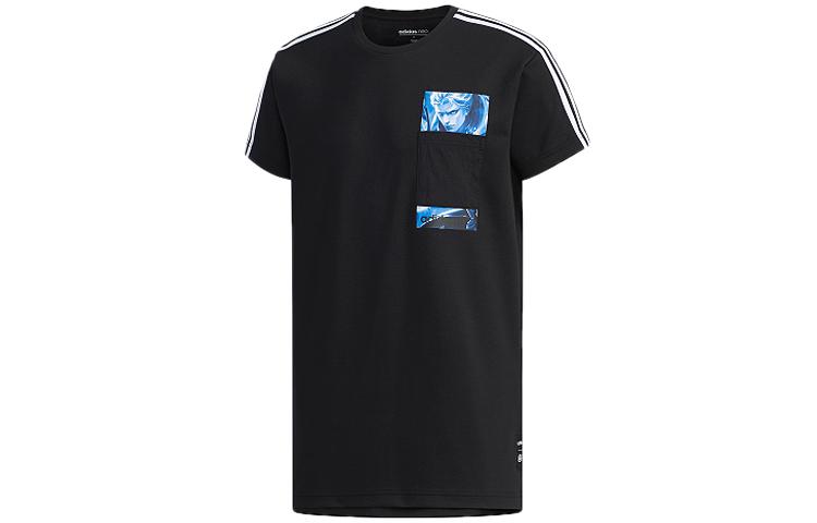 adidas Neo X HONOR OF KINGS Футболки Мужские с круглым вырезом Умеренный прямой крой FR7982