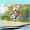 Adorable Acrylic Cat Hanging Ornament For Car Interior Decoration In Cartoon Style