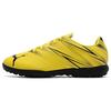 Attacanto Round Toe Comfortable TT (Rubber Studs) Artificial Turf Soccer Shoes Men Soccer Shoes Yellow Black 107478-02