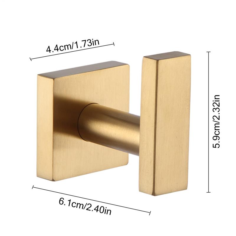 Настенный крючок для ванной Современная вешалка из нержавеющей стали 304 Многоразовые вешалки для полотенец Крючки для одежды для ванной для кухни Зеркало для дома