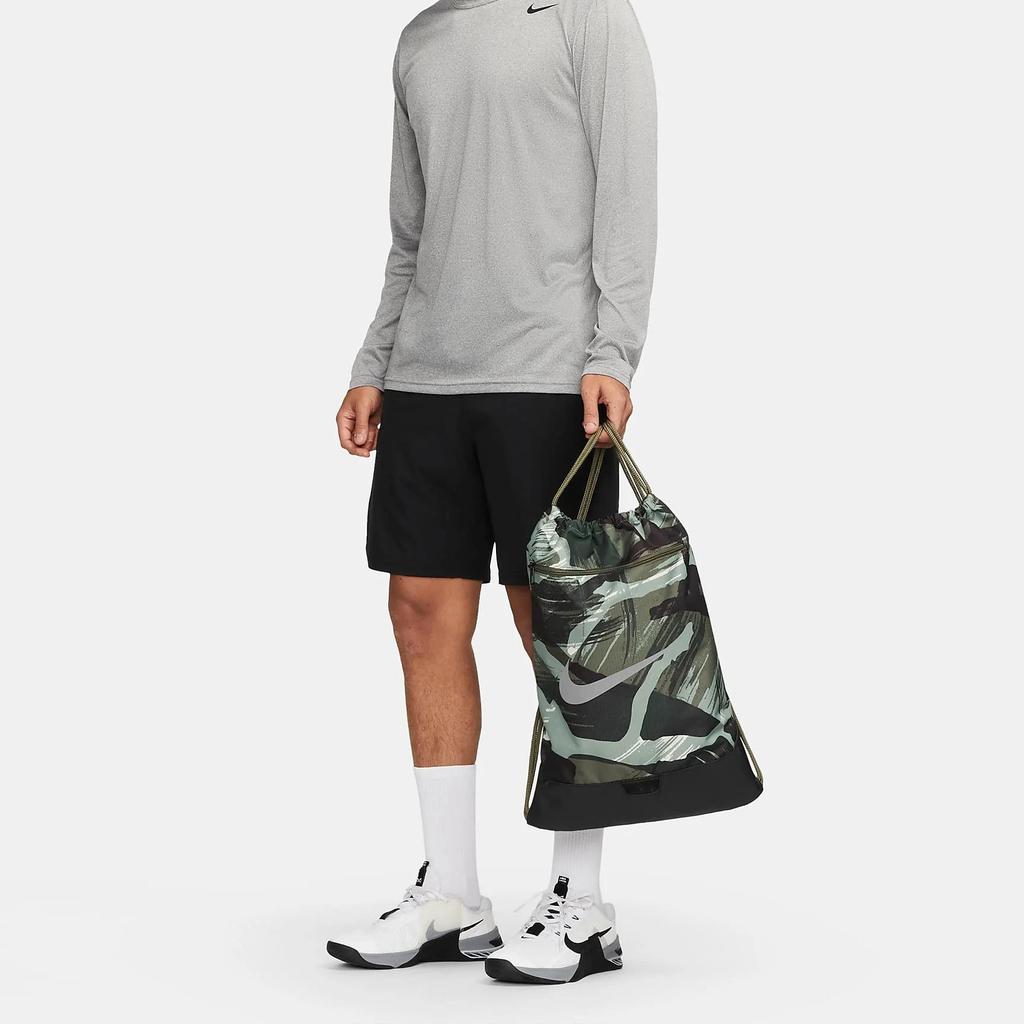 Nike Fabric Backpack Gym Bag Large Unisex Army Green (Unisex) Gym Bags DQ5239 222