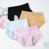 Women's Menstrual Breathable Panties Antibacterial Comfortable Leak-proof Panties Physiological Pants Cotton Healthy Seamless Panties Thermal Panties