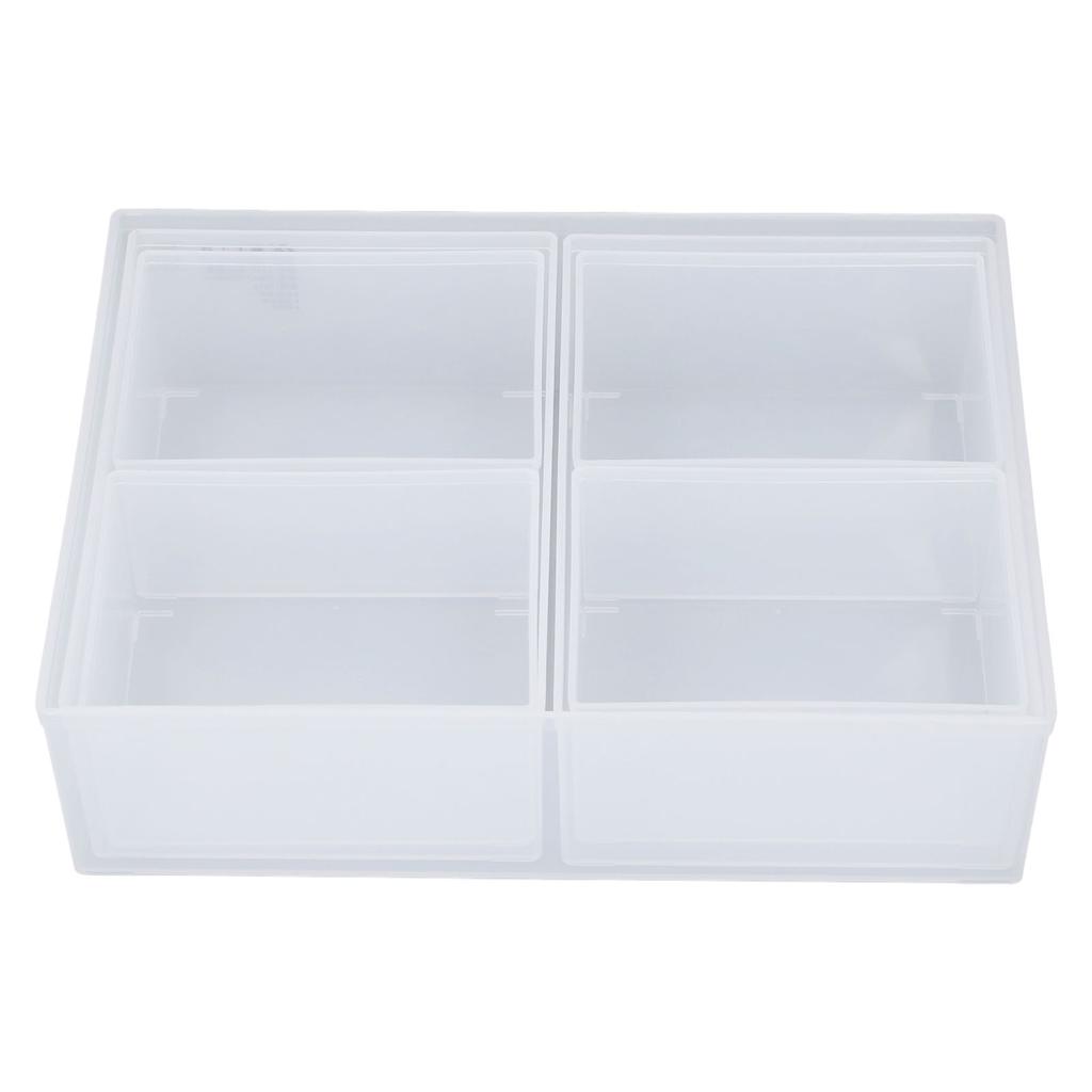 Пластиковый органайзер, складной прозрачный многофункциональный контейнер для хранения ювелирных изделий