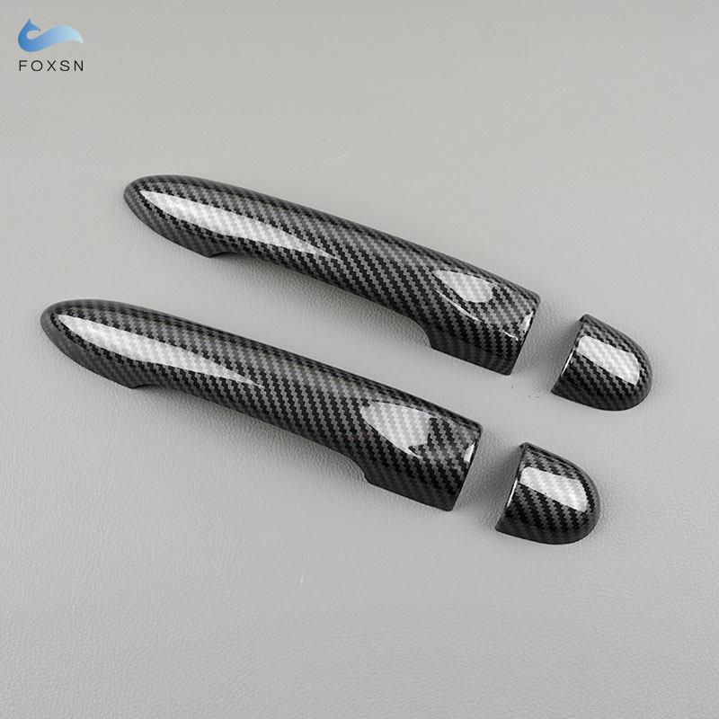 Накладки на внешние дверные ручки из углеродного волокна для Renault Clio IV Clio 4 Lutecia 2012 2013 2014 2015 2016 2017