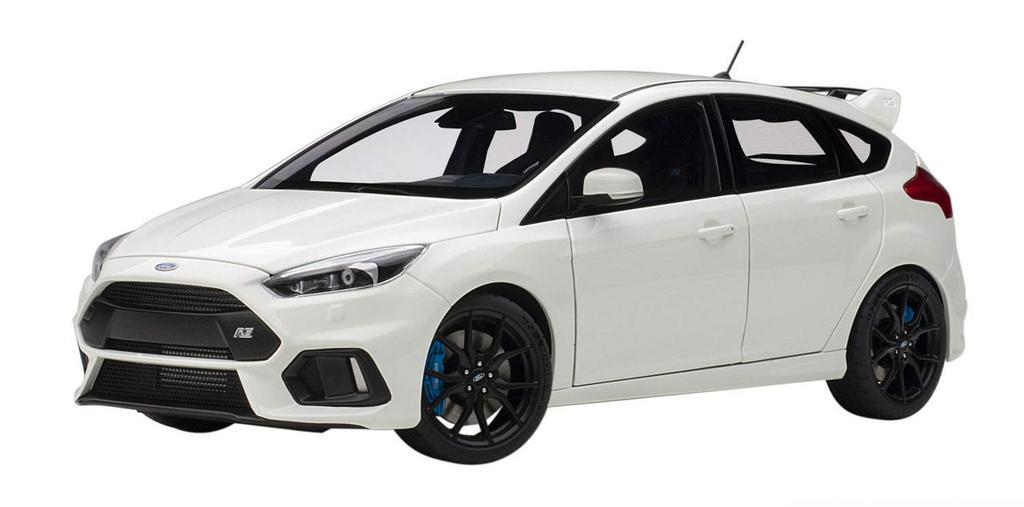AUTOart Scale Ford Focus RS White Finished Product 1/18