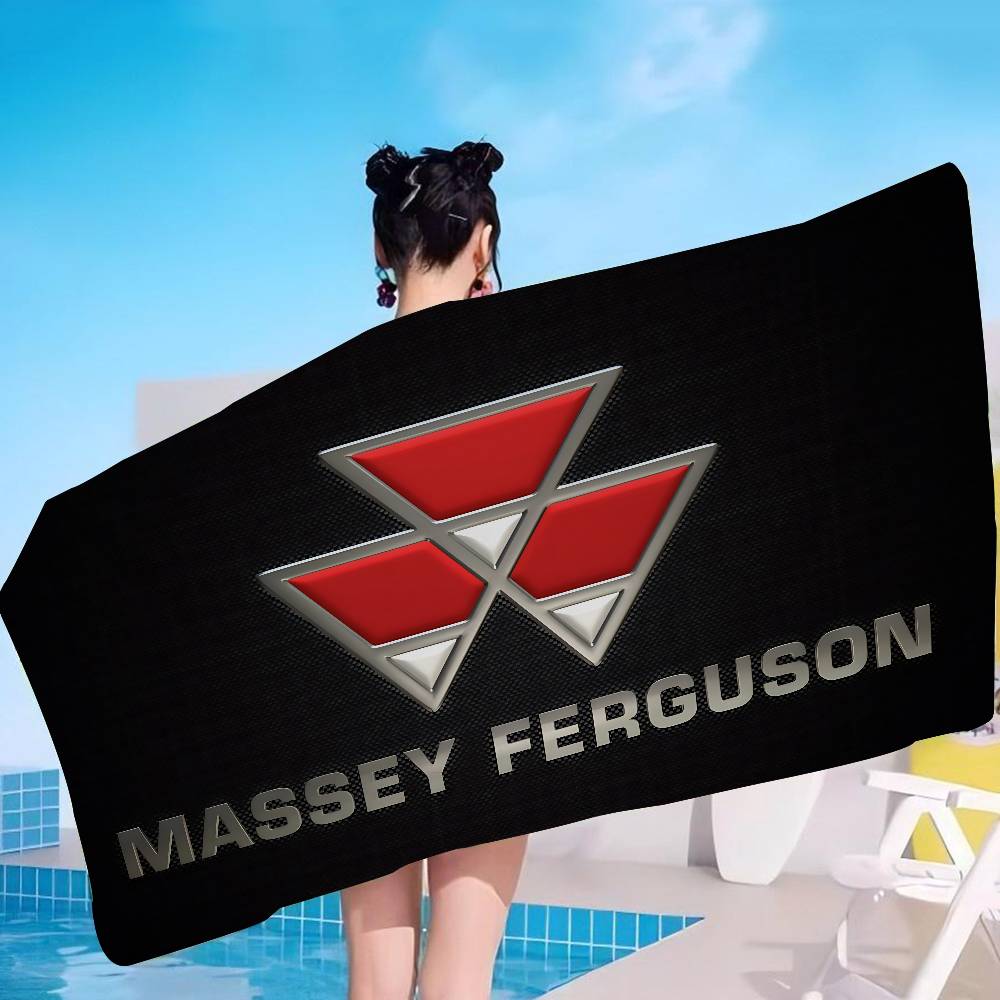 Полотенце для пляжа с трактором Massey Ferguson Цветные полотенца для ванной Микрофибра Быстросохнущее Без песка Пляж Йога Спа Тренажерный зал Бассейн
