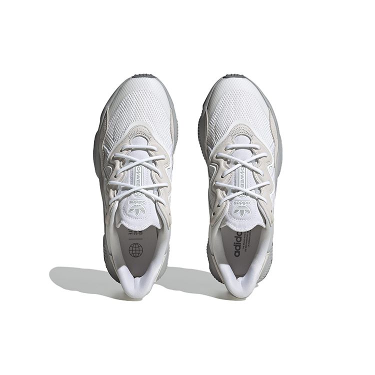 Adidas Ozweego White Grey Unisex Sneakers Cloud-White Crystal-White Grey-Two ID9816