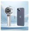 M11 Высокоскоростной USB-перезаряжаемый мини-ручной турбовентилятор - Портативный, Долговечный и Мощный для использования на улице
