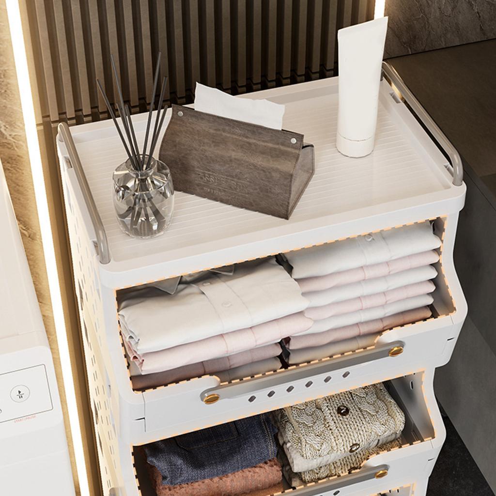 Корзина для белья складная большая вместимость многофункциональная пластиковая корзина для хранения грязной одежды башня