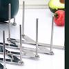 Dish Drying Rack Telescopic Stainless Steel Slip Resistant Adjustable Dish Drainer Organizer for Kitchen 1PCS