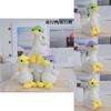Adorable Soft Plush Keychain Duck Toy With Customizable Colors For Bags And Gifts