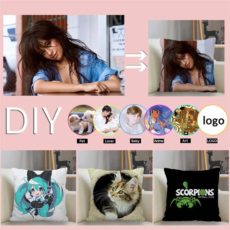 45x45 см полиэстер Demon Slayer наволочка диванная декоративная подушка чехол для домашнего декора