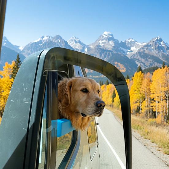 Window Dog Chin Rest, Soft Foam Cushion, Car Dog Chin Cushion, Safe Comfortable Rides, Waterproof Car Dog Accessories for Travel Road Trip Reduces