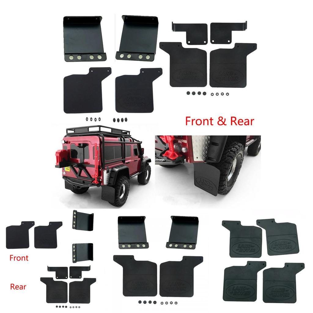 Брызговики из резины премиум-качества для радиоуправляемых автомобилей Traxxas Trx-4 D110 Defender масштаба 1/10