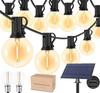 Girlanda Solarna Lampki Ogrodowe 30 Żarówki Led