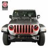 Декоративная накладка на фару для Jeep Wrangler JL Sport/Sport S 18+ Красная