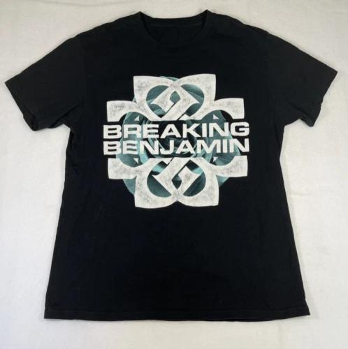 Breaking Benjamin black 100% Cotton T-shirt Mens Womens Tees Top