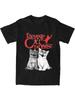 [Summer Comfortable Short Sleeve T-Shirt] Insane Cat Posse Halloween Shirt Summer Comfortable Casual Short Sleeve T-Shirt