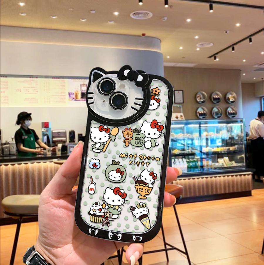 Чехол для телефона Apple 16PRO, совместимый с Sanrio, для TEMU/Xiyin/Tiktok - Веселый дизайн