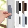 2Pcs Window Cabinet Drawer Handles Self-adhesive Door Wardrobe Handle Organizer Paste Open Sliding Door Knob Auxiliary Device