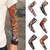 1/10pcs Unisex Stretchy UV Protection Cycling Outdoor Fake Slip On Tattoo Arm Sleeve