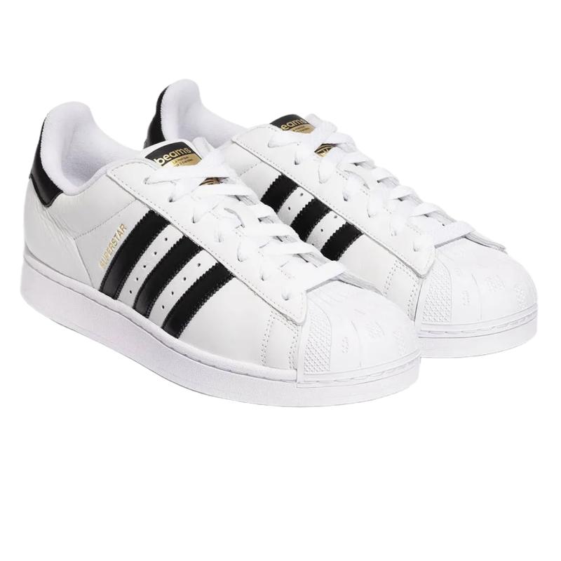 BEAMS x adidas Superstar Белые Черные Мужские Кроссовки Основной Черный Золотой JR4422