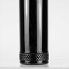 10x Glass Bottles CRYSTAL 500ml BLACK ELEGANT for Alcohol Gift 0.5l