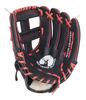 Captain Stag CS Junior Baseball Glove (UX-2591) for Kids, Right-Handed Throw, All-Around Use, Black and Red